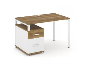 Стол письменный с 1 опорной тумбой CN.SP-306 W 1180/1546x720x750 Concept images