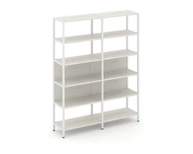 Двухсекционный стеллаж пятиярусный 1590х400х1980 Shelf System images