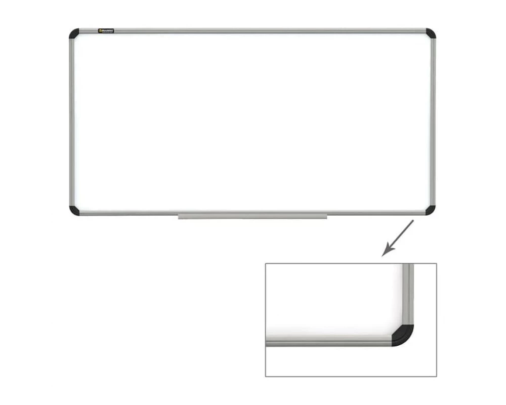 Доска магнитно маркерная BRAUBERG Premium 120х240 улучшенная алюминиевая рамка