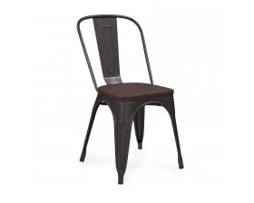 Стул металлический Bistro Wood images