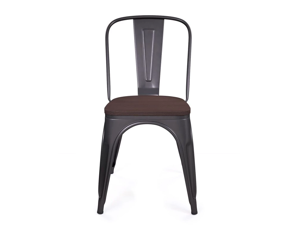 Стул металлический Bistro Wood
